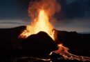 Nueva erupción atrae a curiosos en Islandia