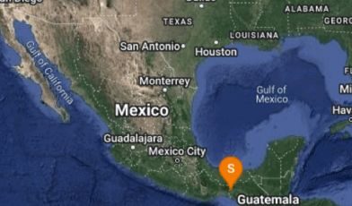 Se registra nuevo sismo con epicentro en Chiapas